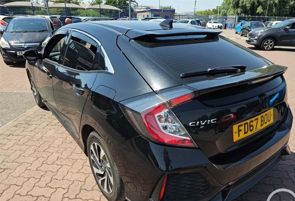 Honda Civic 1.0 Vtec Turbo Se Dab Bluetooth Ulez Black #2