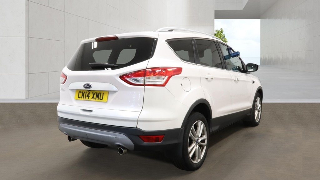 Ford Kuga 2.0 Tdci 163 Titanium X Panroof Nav Lea White #5