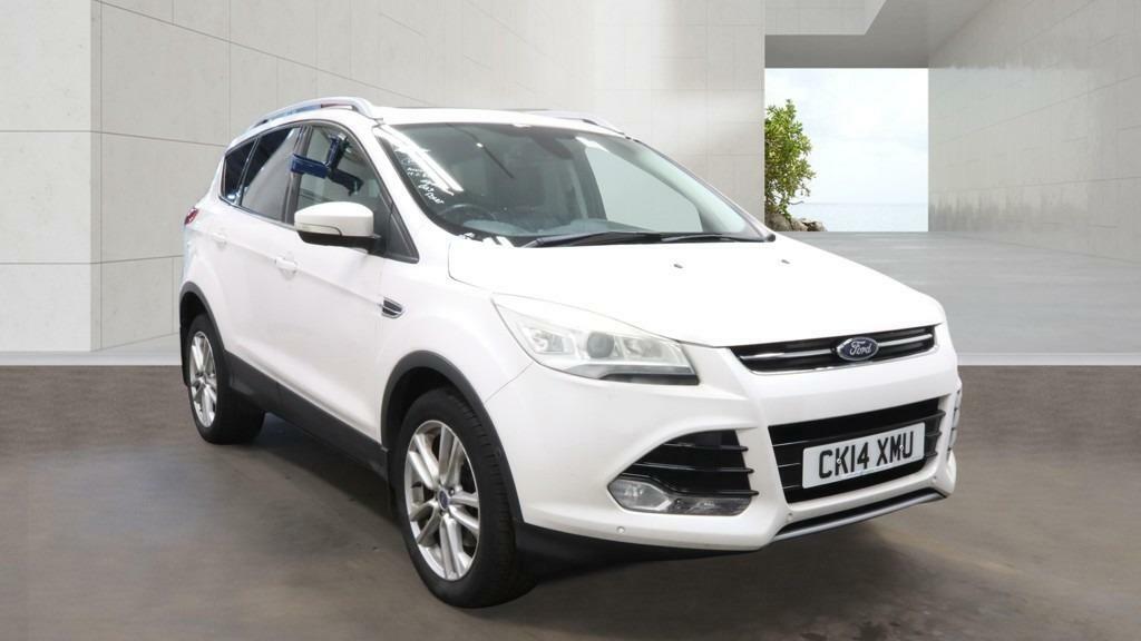 Ford Kuga 2.0 Tdci 163 Titanium X Panroof Nav Lea White