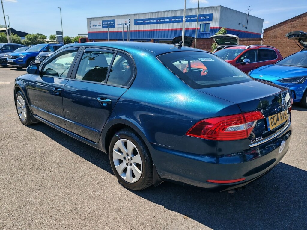 Skoda Superb 1.6 Tdi Cr S Greenline III 20 Tax 67 Mpg Blue #2