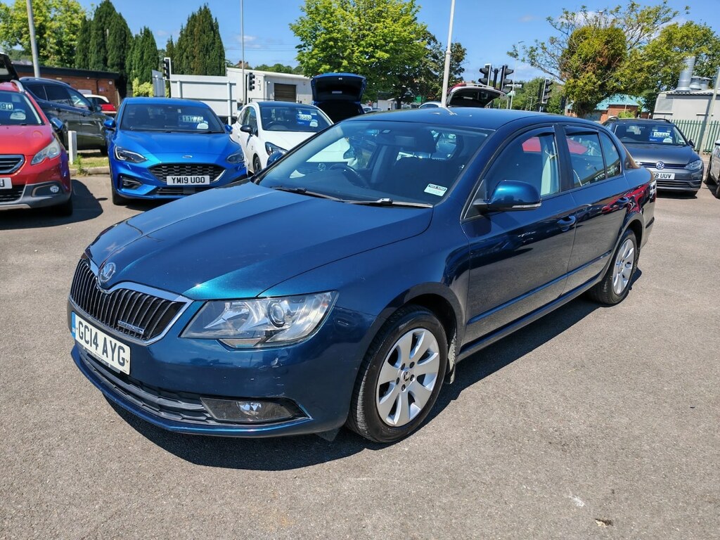 Skoda Superb 1.6 Tdi Cr S Greenline III 20 Tax 67 Mpg Blue #5