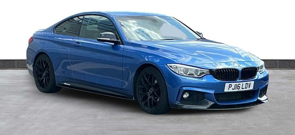 BMW 4 Series 420D 190 M Sport Pro Media Nav L Blue