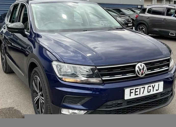 Volkswagen Tiguan 2.0 Tdi 150 Se 9 Services Ulez Dab Ca Blue