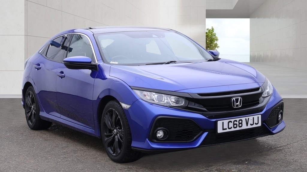 Honda Civic 1.0 Vtec Turbo 126 Ex Nav Camera Sunroo Blue