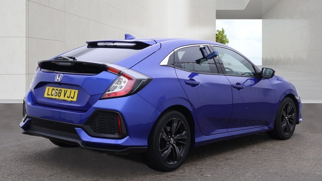Honda Civic 1.0 Vtec Turbo 126 Ex Nav Camera Sunroo Blue #6