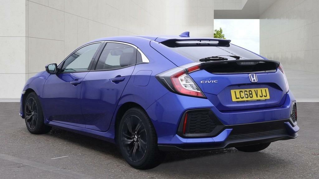 Honda Civic 1.0 Vtec Turbo 126 Ex Nav Camera Sunroo Blue #5