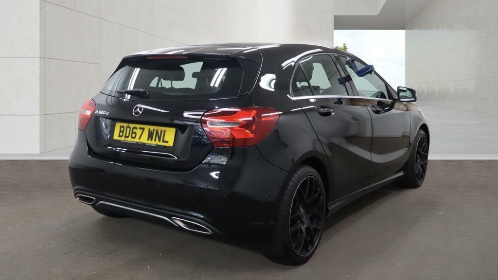 Mercedes-Benz A Class A180d Sport Premium Nav Camera Lea BD67WNL Black #6