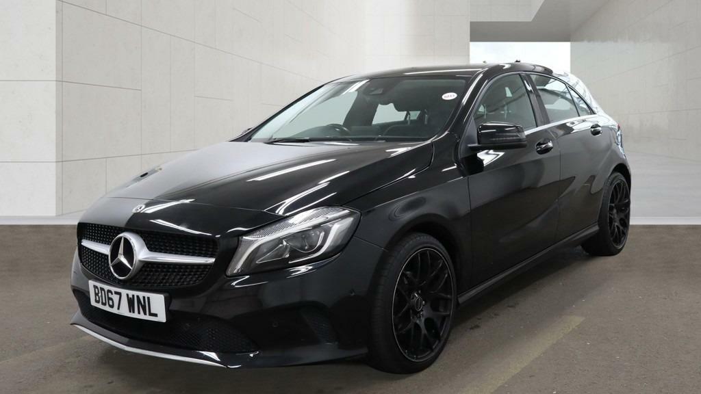 Mercedes-Benz A Class A180d Sport Premium Nav Camera Lea BD67WNL Black #5