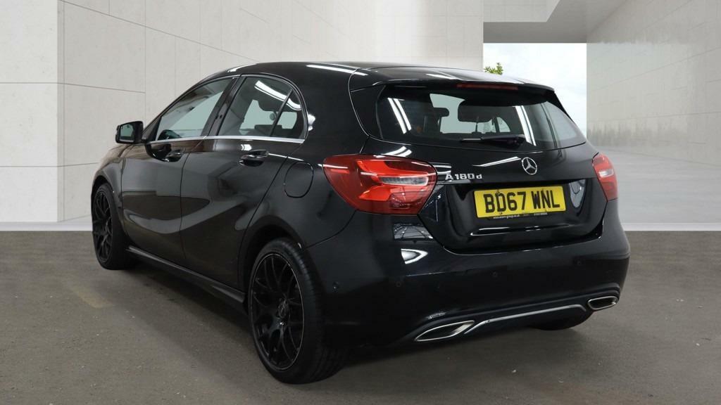 Mercedes-Benz A Class A180d Sport Premium Nav Camera Lea BD67WNL Black #2