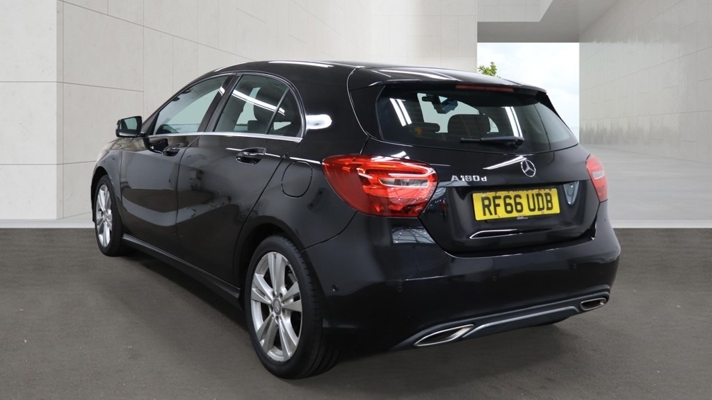 Mercedes-Benz A Class A180d Sport Executive Leather Nav 20 Ta Black #2