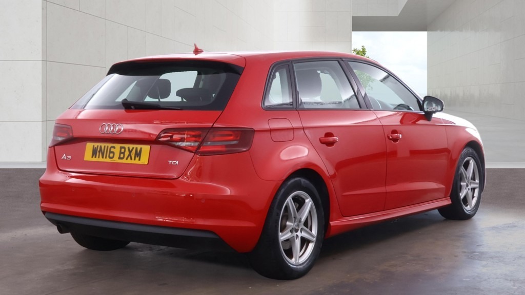Audi A3 1.6 Tdi Ultra 110 Se Technik Tech Pack Nav WN16BXM Red #5