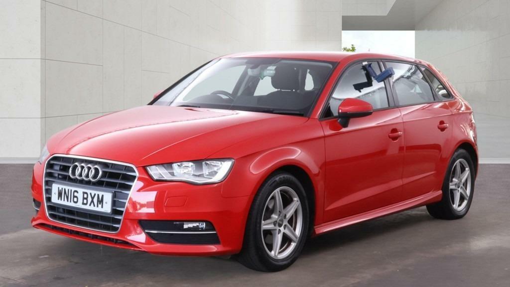 Audi A3 1.6 Tdi Ultra 110 Se Technik Tech Pack Nav WN16BXM Red #4