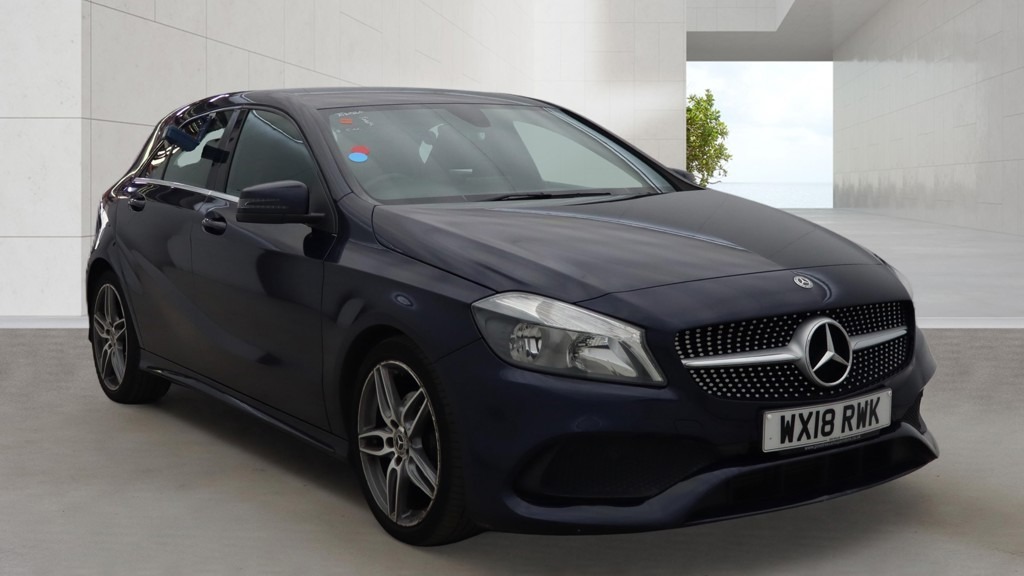 Mercedes-Benz A Class A200d Amg Line Nav Camera Ulez 7 Blue