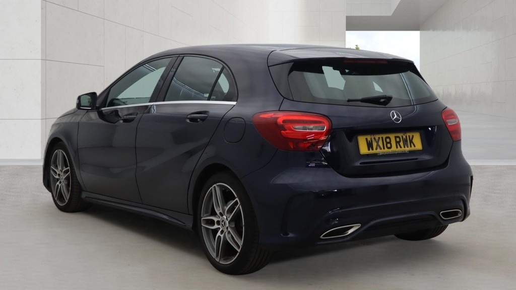 Mercedes-Benz A Class A200d Amg Line Nav Camera Ulez 7 WX18RWK Blue #2