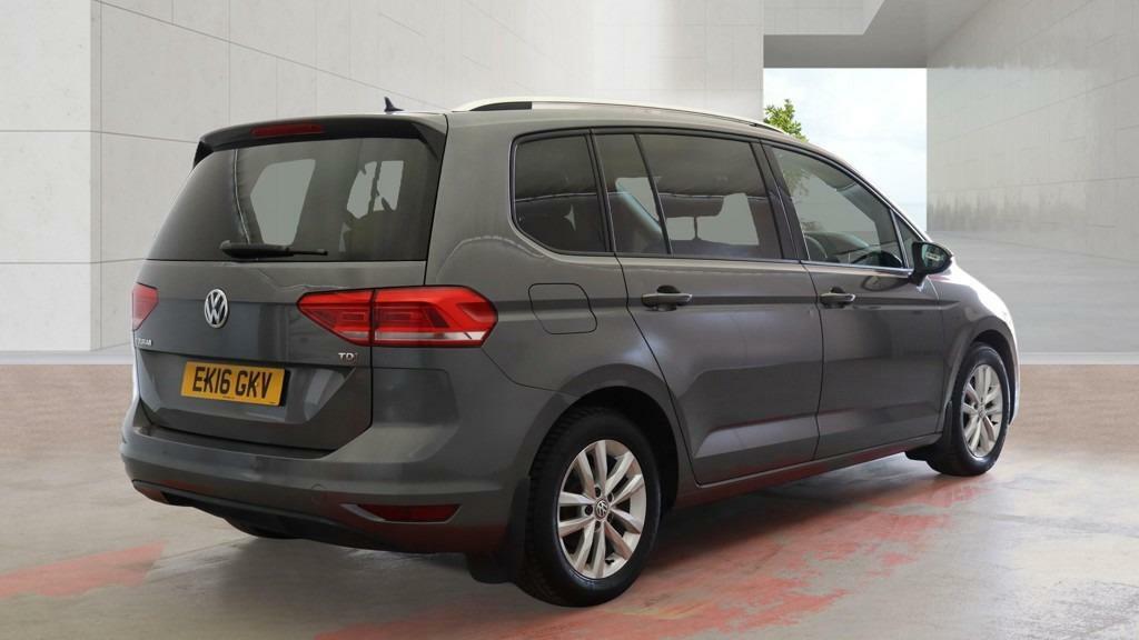 Volkswagen Touran 1.6 Tdi Se Family Panroof Nav 35 Tax Grey #6