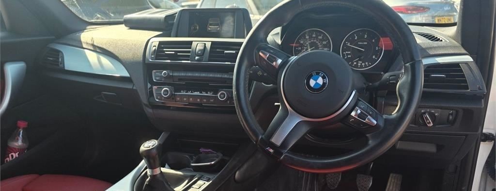 BMW 1 Series 118D M Sport Red Leather 35 Tax 65 Mpg LX65ZDO White #3