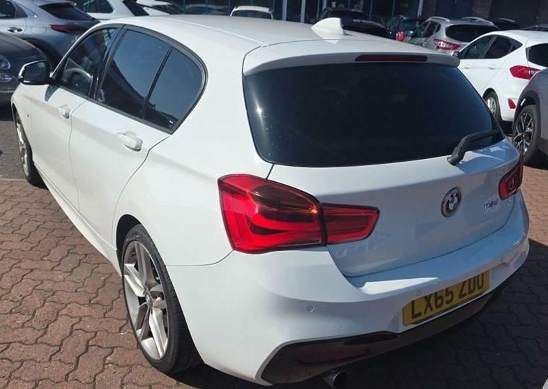 BMW 1 Series 118D M Sport Red Leather 35 Tax 65 Mpg LX65ZDO White #2