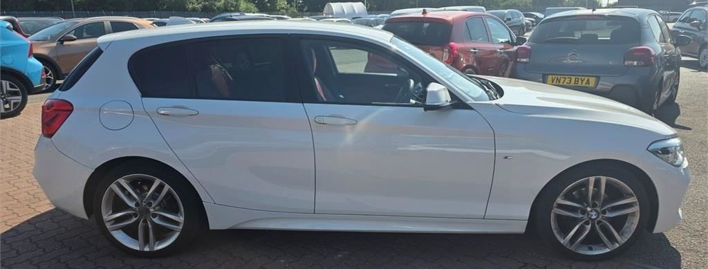 BMW 1 Series 118D M Sport Red Leather 35 Tax 65 Mpg LX65ZDO White #6