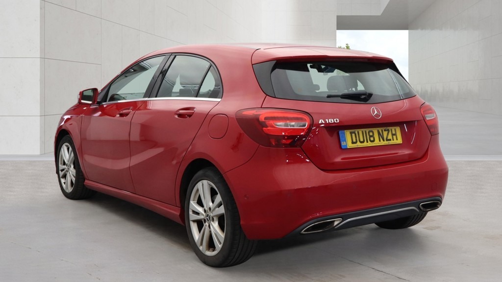Mercedes-Benz A Class A180 Sport Executive Nav Leather Ulez Red #2