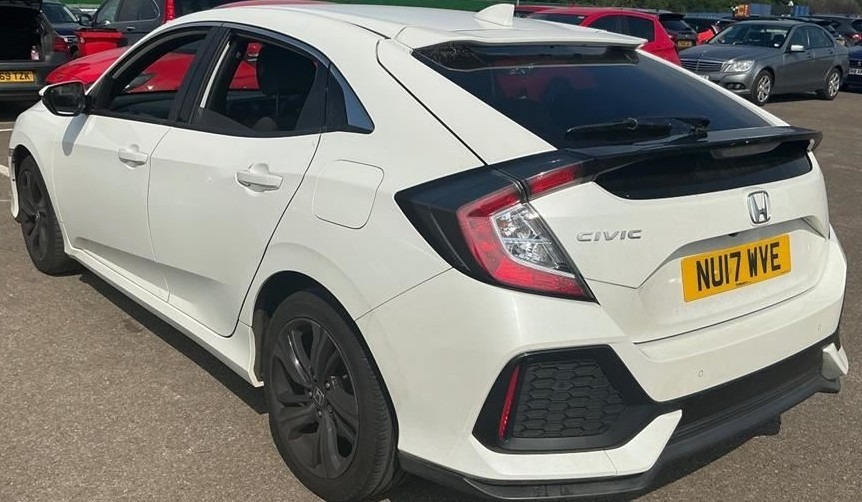 Honda Civic 1.0 Vtec Turbo Sr Nav Carplay Ulez Ca White #2