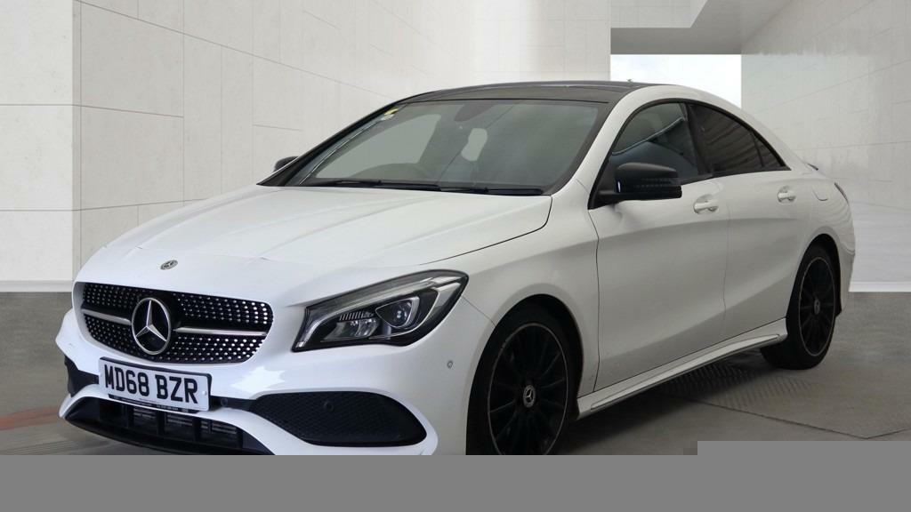 Mercedes-Benz CLA Class Cla 200 Amg Line Night Edition Plus Sunroof White #6