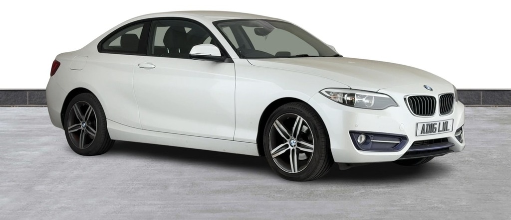 BMW 2 Series 218D 150 Sport Pro Media Nav 35 Tax White