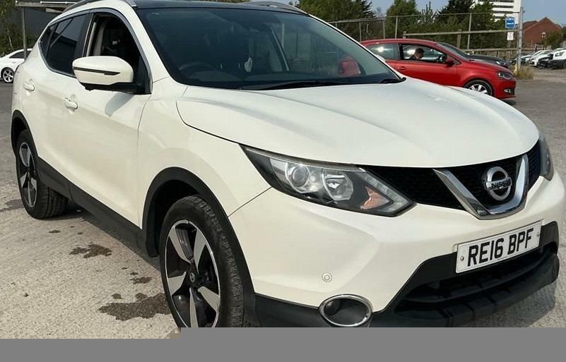 Nissan Qashqai 1.5 Dci N-connecta Panroof Nav 20 Tax White