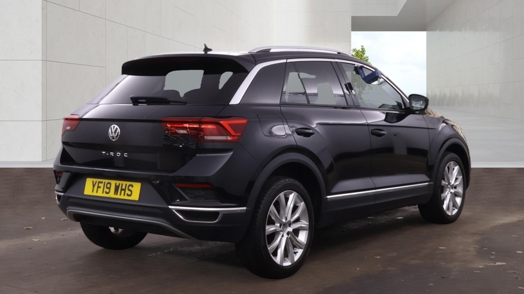 Volkswagen T-Roc 2.0 Tdi Sel Nav Car Net Apps Ulez Dab Black #6