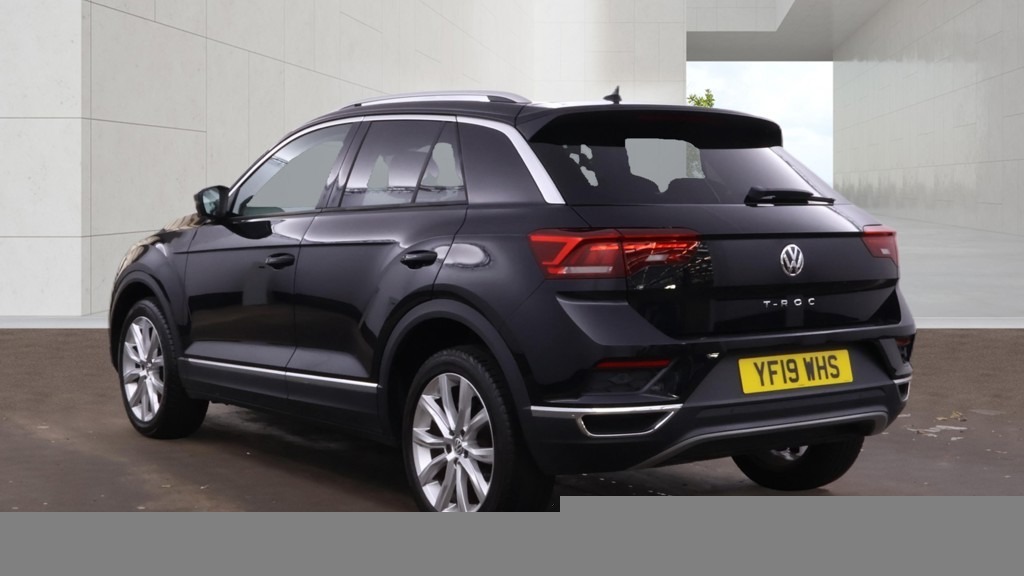 Volkswagen T-Roc 2.0 Tdi Sel Nav Car Net Apps Ulez Dab Black #2