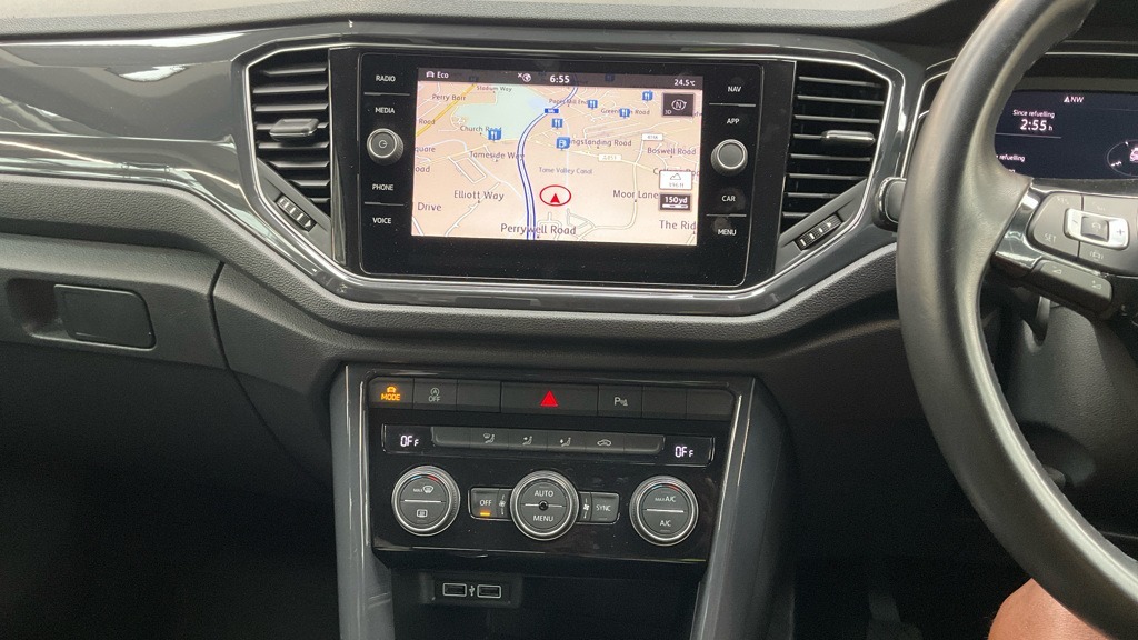Volkswagen T-Roc 2.0 Tdi Sel Nav Car Net Apps Ulez Dab Black #3