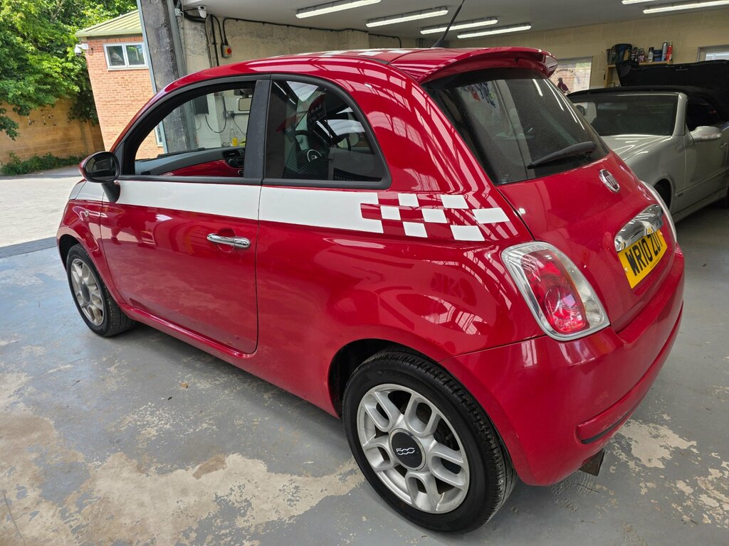 Fiat 500 1.2 Lounge Hatchback Euro 5 Ss White #14