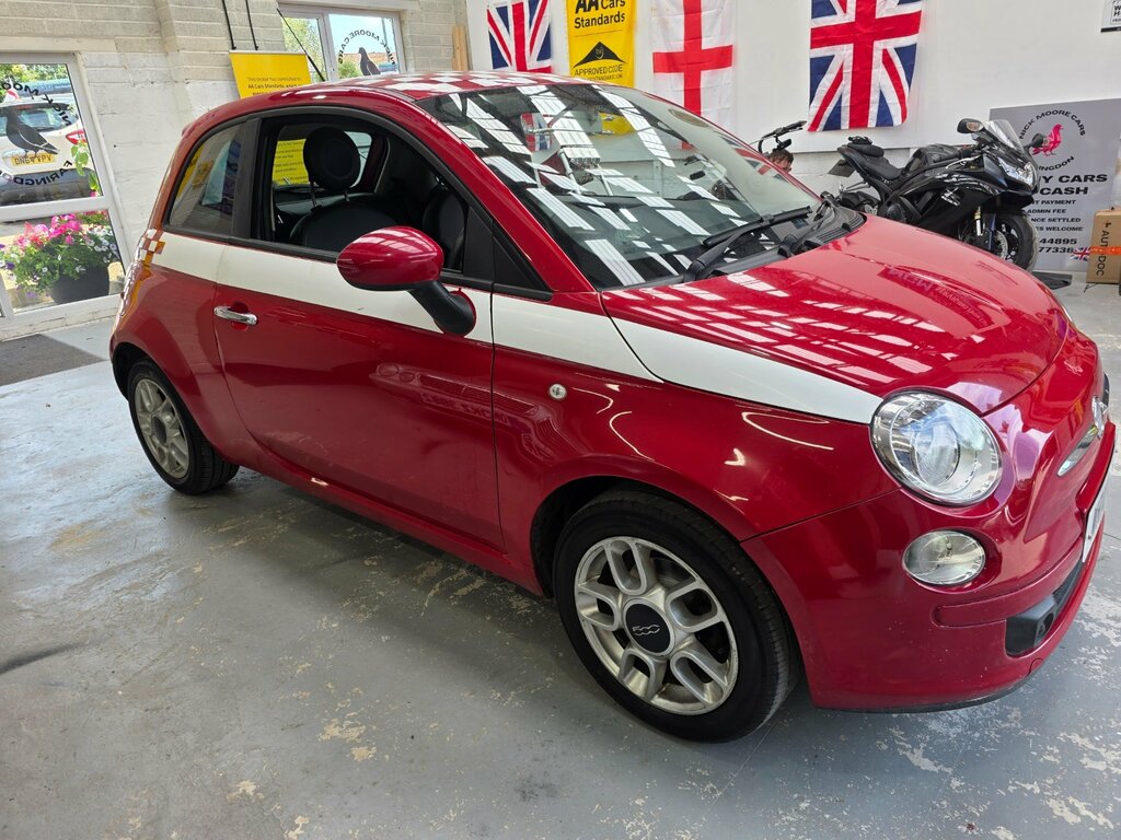 Fiat 500 1.2 Lounge Hatchback Euro 5 Ss White #1
