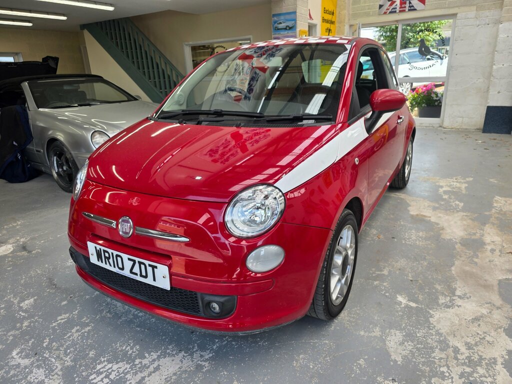 Fiat 500 1.2 Lounge Hatchback Euro 5 Ss White #15
