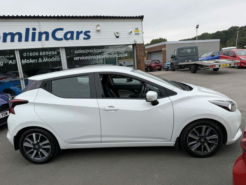 Nissan Micra Petrol White #4