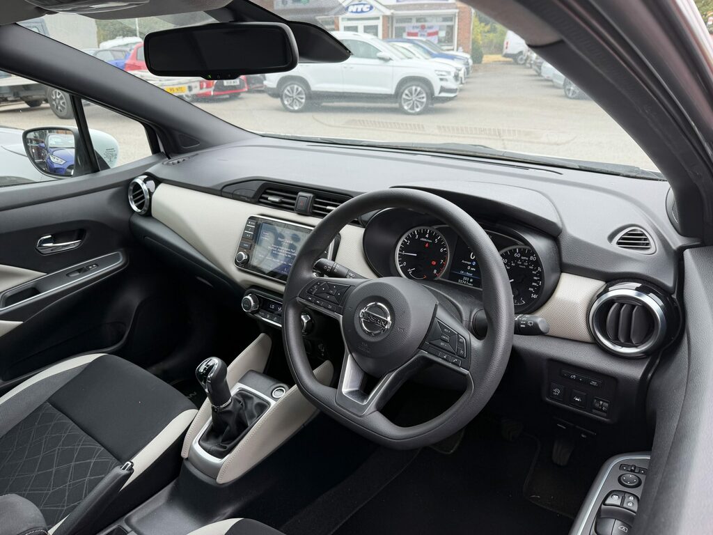 Nissan Micra Petrol White #6