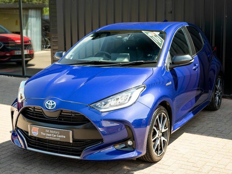 Toyota Yaris 1.5 Hybrid Dynamic Cvt Blue #5