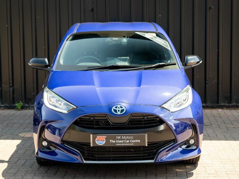 Toyota Yaris 1.5 Hybrid Dynamic Cvt Blue #4