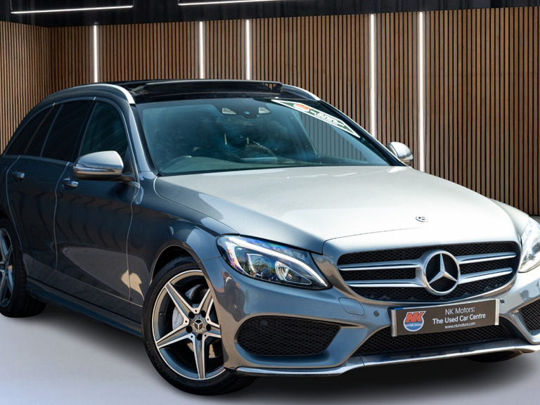 Mercedes-Benz C Class C200 Amg Line Premium 9G-tronic Grey