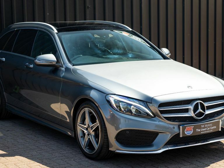Mercedes-Benz C Class C200 Amg Line Premium 9G-tronic Grey #3