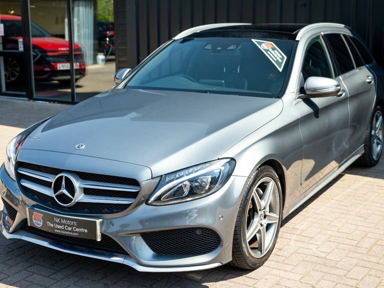 Mercedes-Benz C Class C200 Amg Line Premium 9G-tronic Grey #5