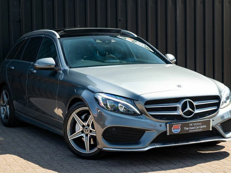 Mercedes-Benz C Class C200 Amg Line Premium 9G-tronic Grey #2