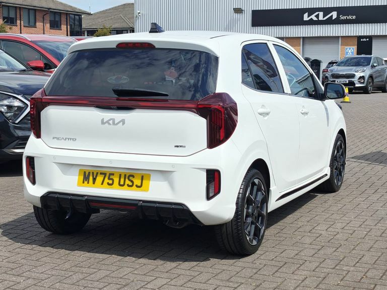 Kia Picanto 1.0 67 Gt-line White #5