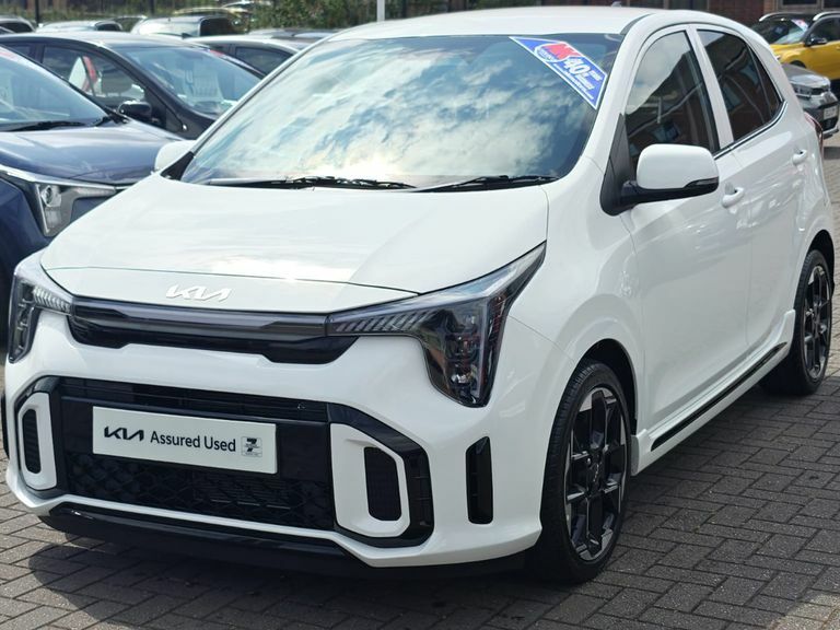 Kia Picanto 1.0 67 Gt-line White #4
