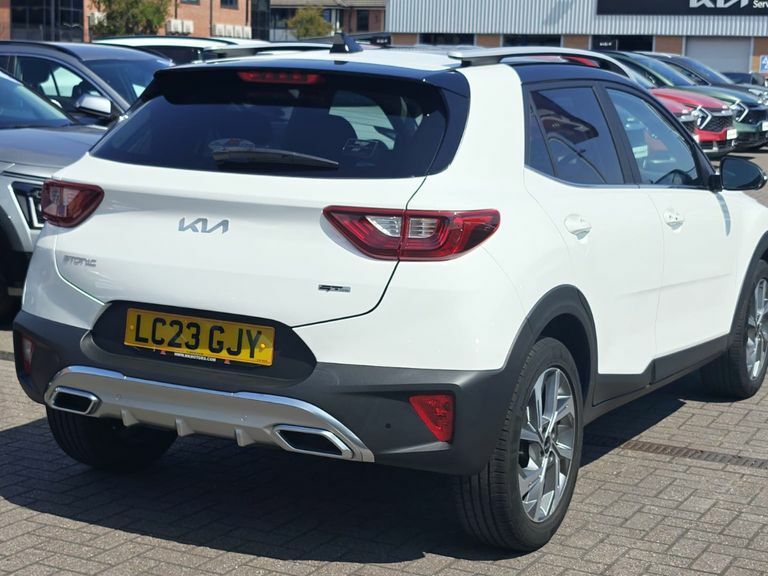 Kia Stonic 1.0T Gdi 48V Gt-line S Dct White #5