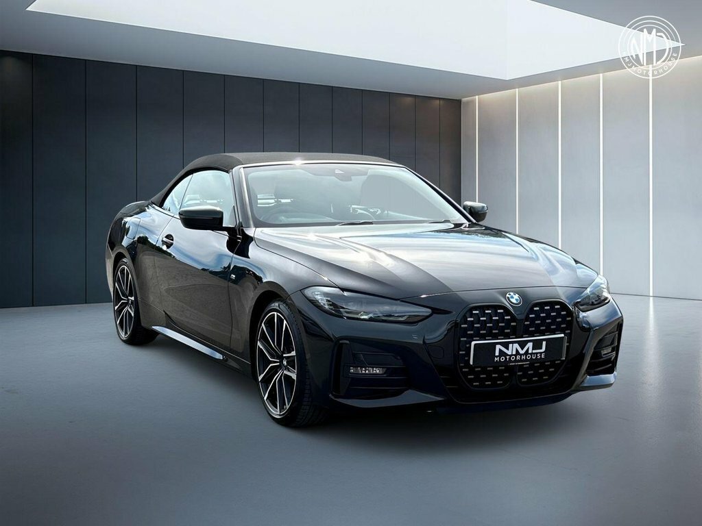 BMW 4 Series 2022 2.0 420I M Sport Convertible Black