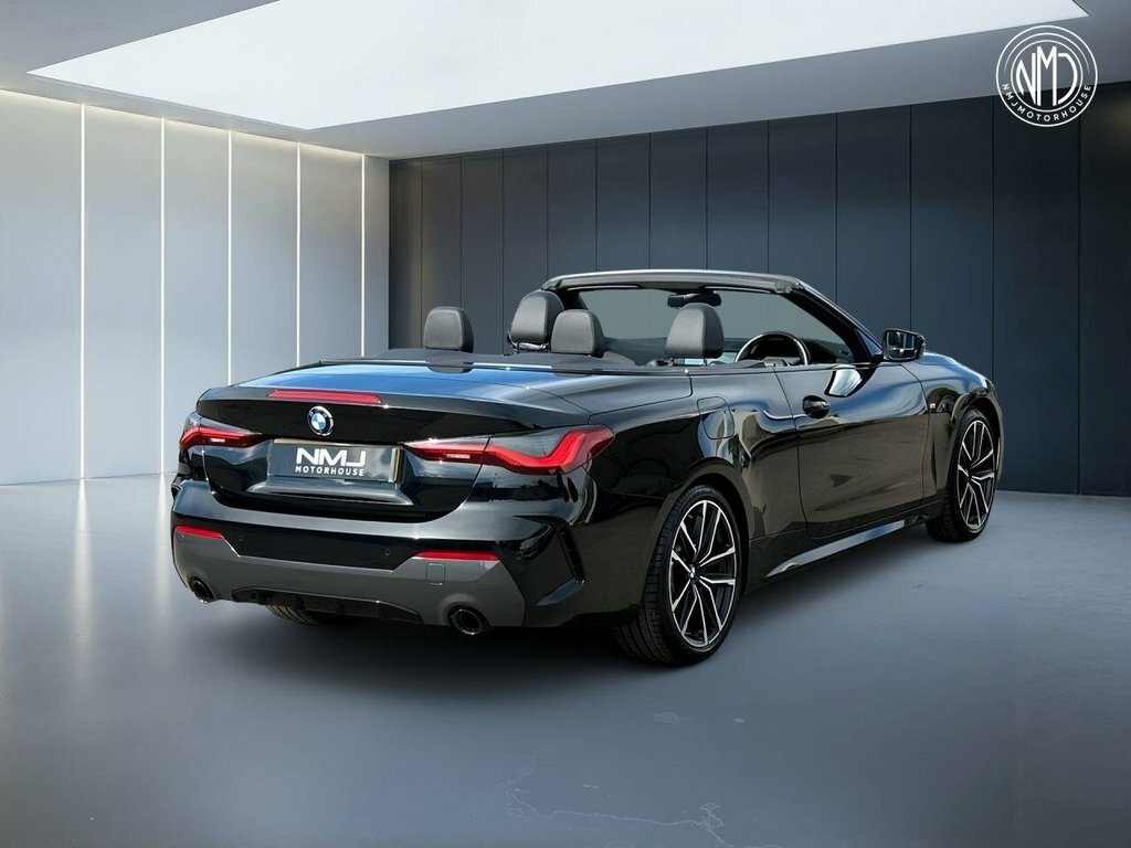 BMW 4 Series 2022 2.0 420I M Sport Convertible HJ71KLF Black #5