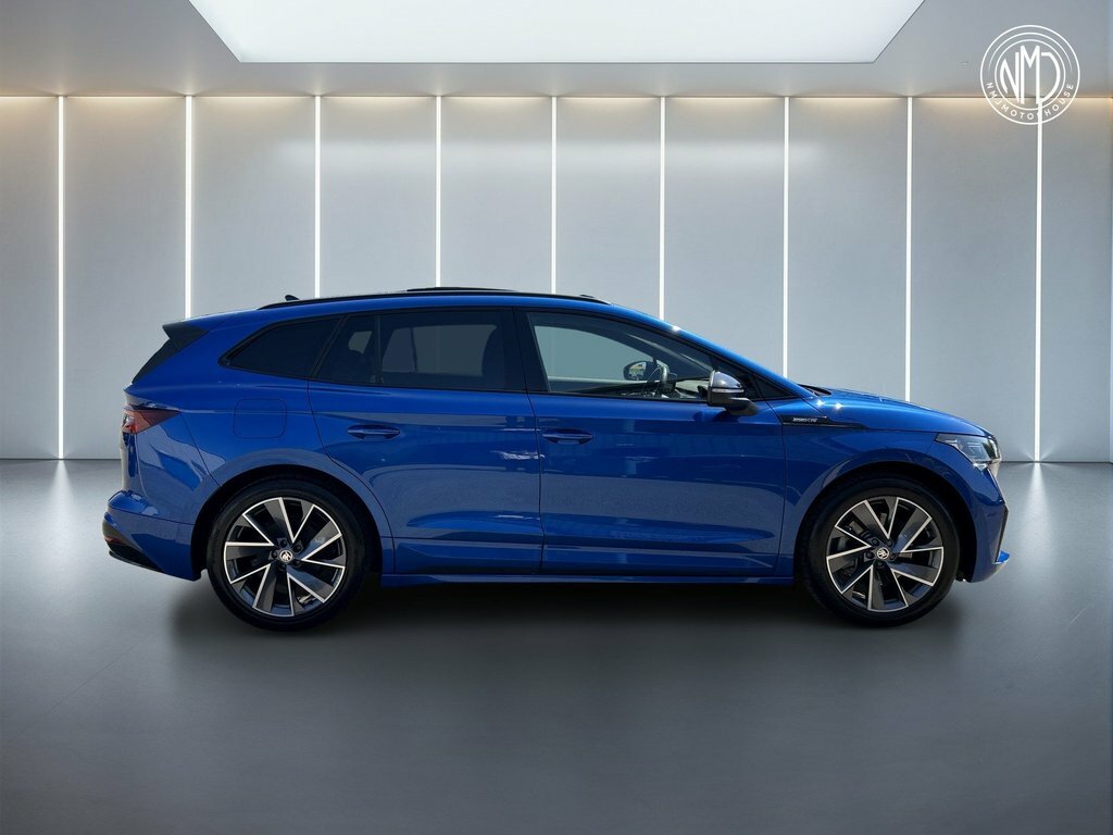 Skoda ENYAQ 2024 Iv 82Kwh 80X Sportline 4Wd Dc125kw Blue #4