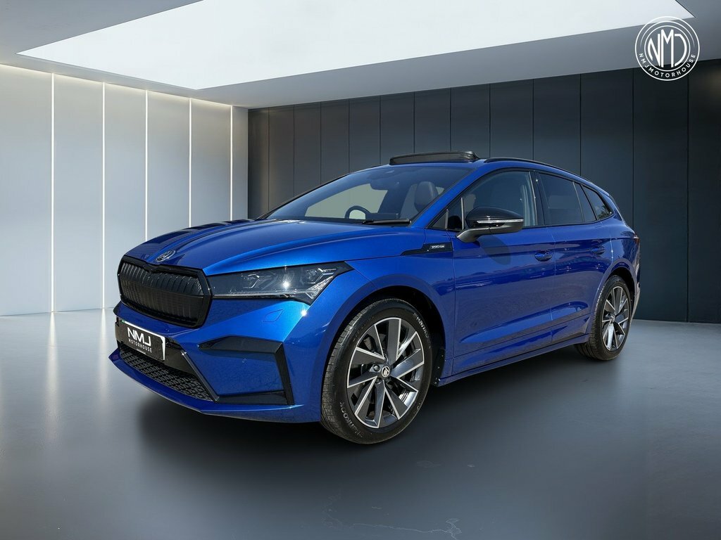 Skoda ENYAQ 2024 Iv 82Kwh 80X Sportline 4Wd Dc125kw Blue #3