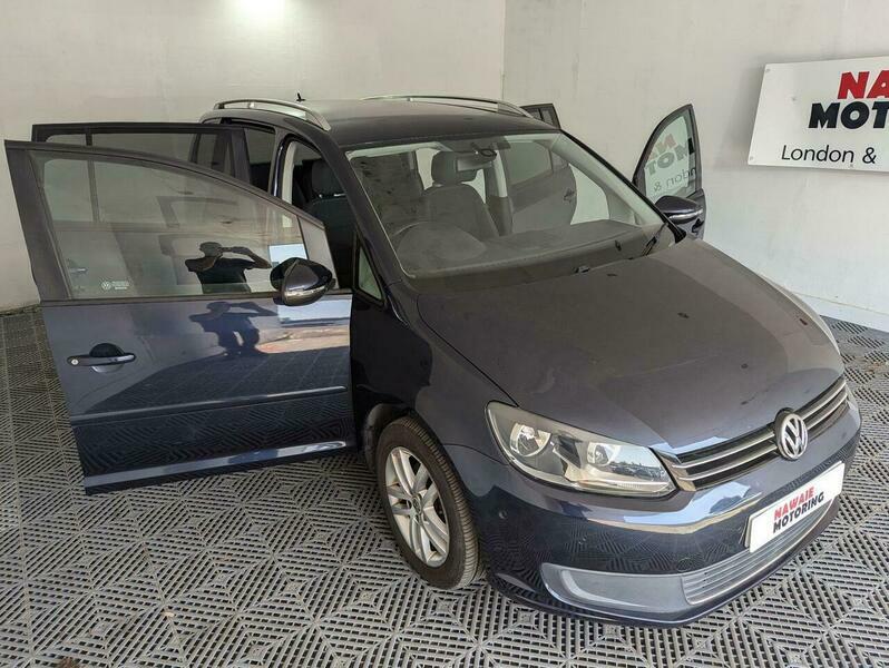 Volkswagen Touran 1.6 Tdi Se Dsg RJ62RFZ Blue #5