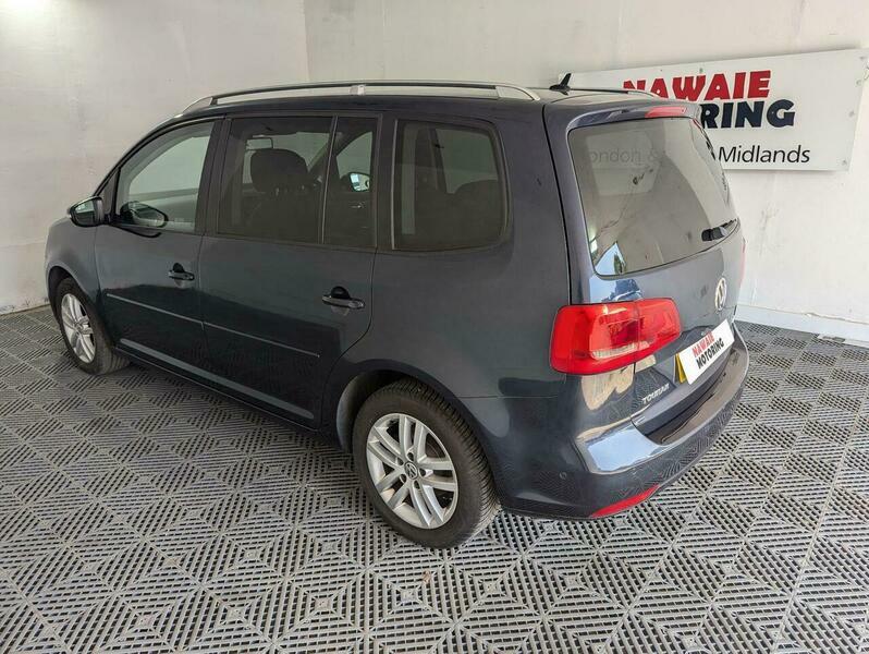 Volkswagen Touran 1.6 Tdi Se Dsg RJ62RFZ Blue #4